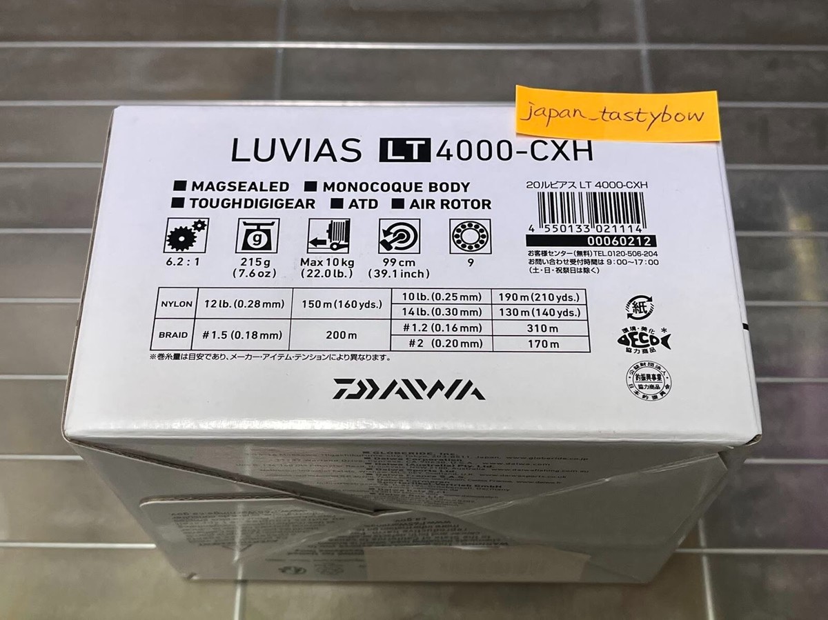 Daiwa 20 LUVIAS LT 4000-CXH Spinning Fishing Reel, $279.98