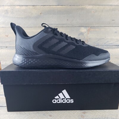 adidas Fluidstreet Men's Airy Lightweight Running Shoes Sneakers Black NIB