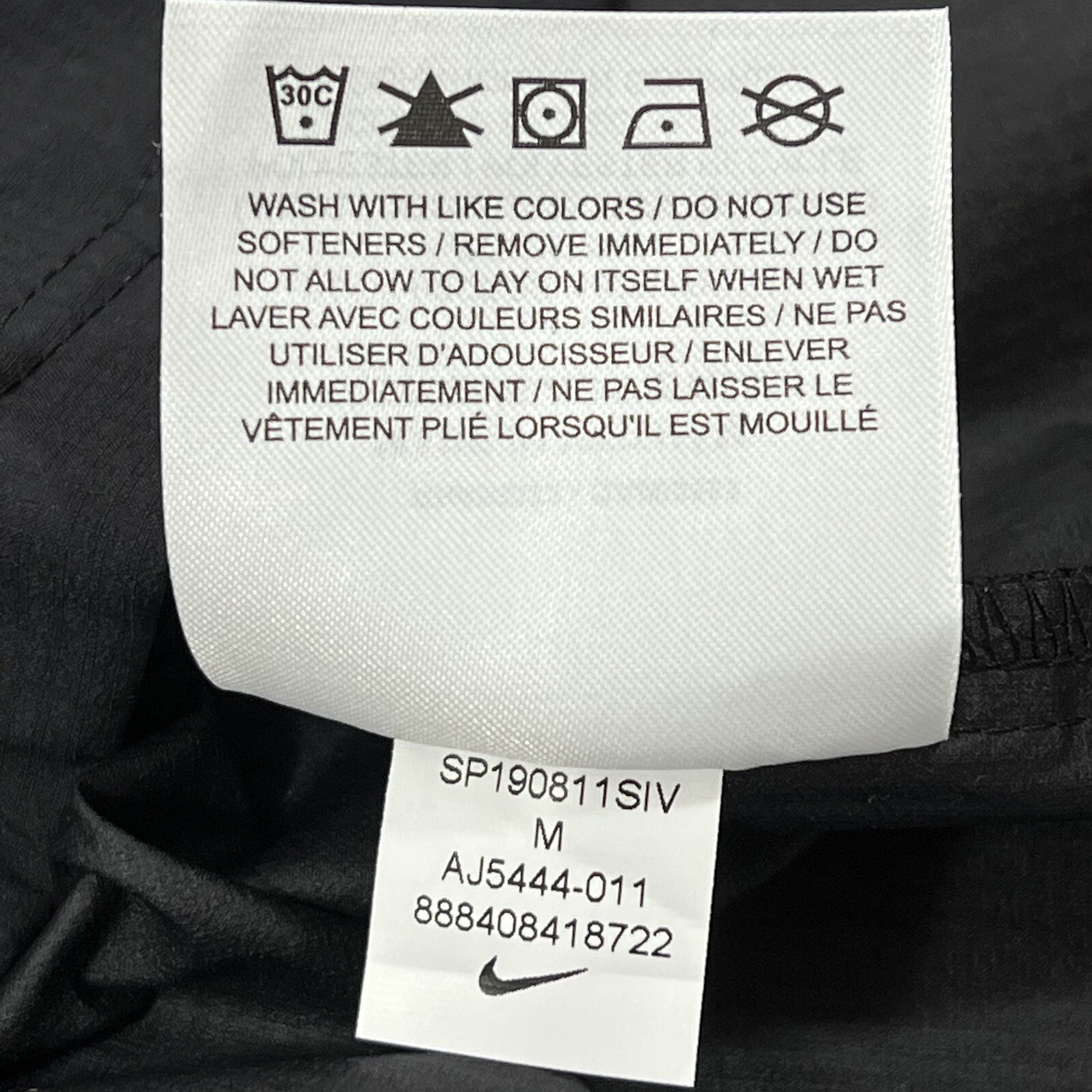 Nike Golf Shield Jacket Packable Lightweight Blue… - image 8