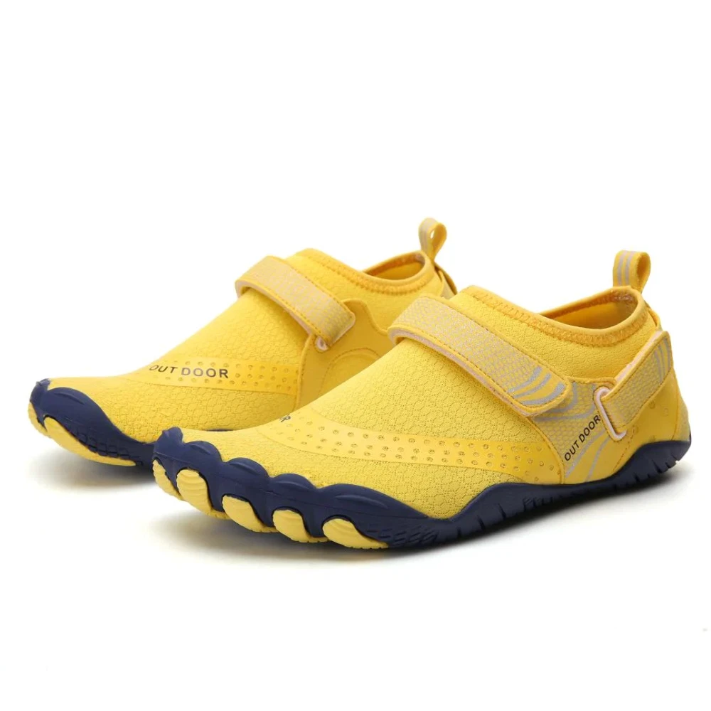 Women Water Shoes Barefoot Quick Dry Aqua Sports Shoes Yellow