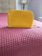 Paul Smith No 9 Women's Cosmetic Clutch Yellow Nwot