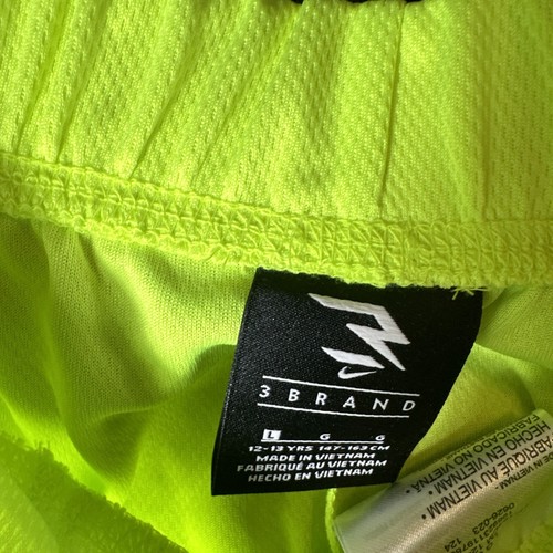 Nike Youth Shorts (Volt, Large) Was A 2pc Set, Missing Top - Picture 2 of 4