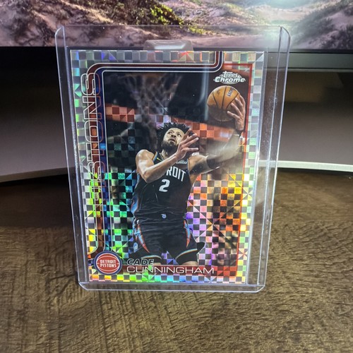2026 Topps Chrome Update Cade Cunningham X-Fractor Refractor #6 Detroit Pistons