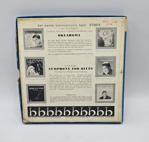 Oklahoma - Symphony for Blues Bel Canto - 7 1/2 ips Reel to Reel Stereo Tape - Bild 2 von 8