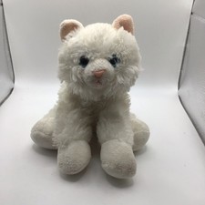 Aurora World Cute Plush Mini Soft Flopsie Sugar Too the White Stuffed Cat 8 inch