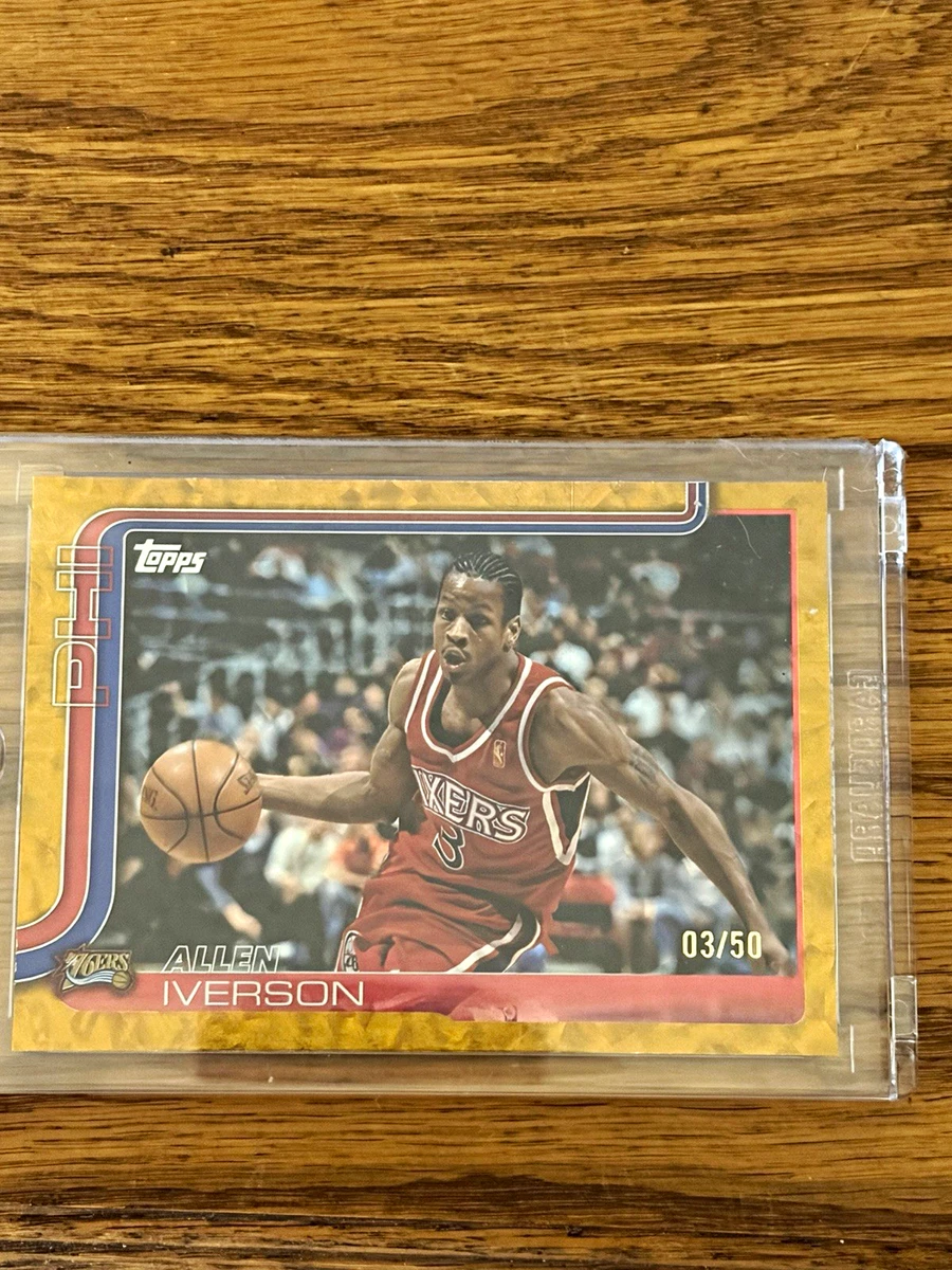 Allen Iverson Basketball Serial Numbered Sports Trading Cards