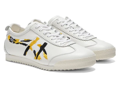 Onitsuka Tiger NIPPON MADE MEXICO 66 DELUXE 1182A625 101 BLANC JAUNE VIF - Photo 1/4
