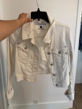 Miss Me Denim Jacket Cropped Junior Size Smal...