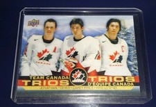 Team Canada Trios 3D Jonathan Toews Carry Price Kris Letang Upper Deck 2021/22
