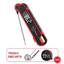 TempPro TP620 Digital Instant Read Meat Thermometer Waterproof Backlit Probe BBQ