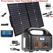 150W Portable Power Station 144Wh Generator Battery Power Bank/ 60W Solar Panel
