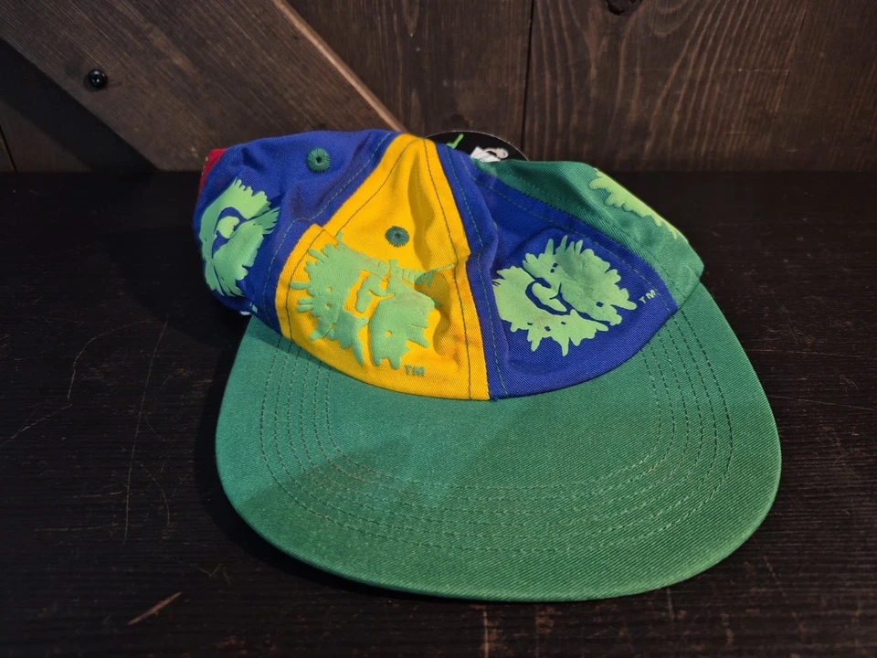 NUEVO/Antiguo Stock Raro De Colección Piel de Gallina Logo Snapback Sombrero Gorra Años 90 Paracaídas Juvenil Foto 2 de 4