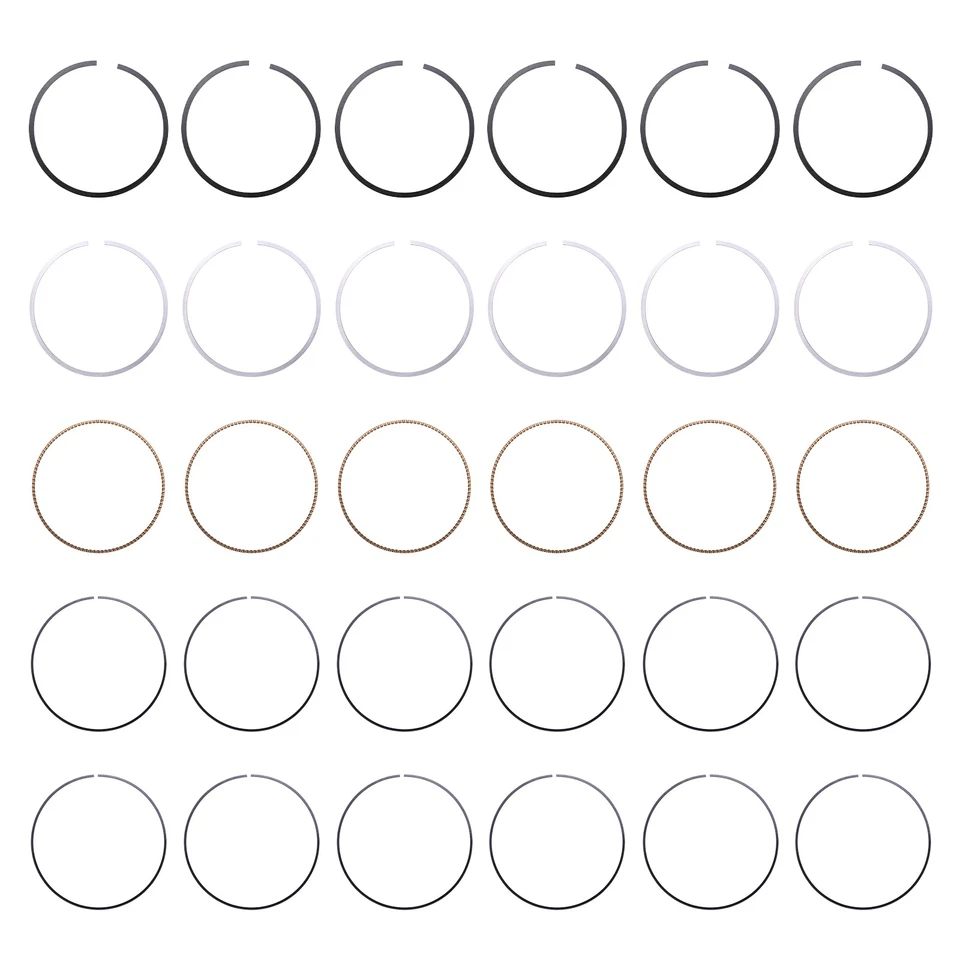 Juego de anillos de pistón de motor para Chrysler Dodge Jeep Ram 2011-2016 3,6 L 68078776AA Foto 2 de 4