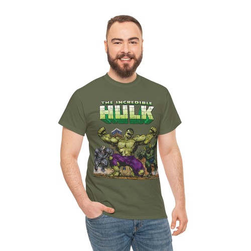 Incredible Hulk T-Shirt - John Byrne Art - Rhino, Abomination - Marvel Comics - Picture 22 of 46