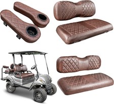 NOKINS Golf Cart Seat Covers for YAMAHA/G29/Drive2, Vinyl Front Rear Seat Cover