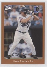 1996 Best Durham Bulls Brown Sean Smith #24 0a2
