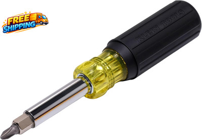 Klein Tools 32500 11-In-1 Screwdriver/Nut Driver Set, 8 Bits (Phillips, Slotted,