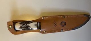 Fahrtenmesser Werbemesser Olympiade 1972 München Messer Jagdmesser