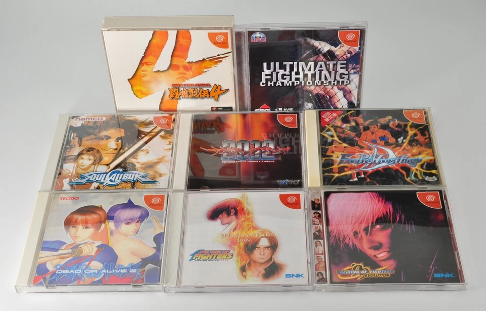 Sega Dreamcast DC Virtua Fighter 3tb Marble VS Capcom VS SNK Game Lot 14 JP Ver - Image 4 of 4