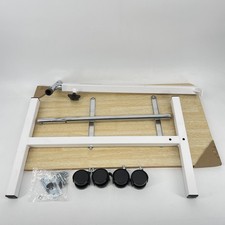 Betttisch auf Rollen | Höhenverstellbar | Schöner Beistelltisch mit Fertigungen