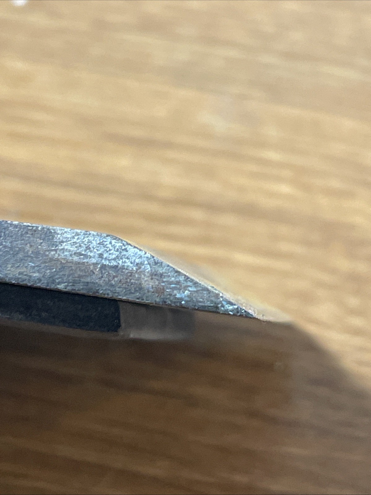 ANTIQUE PLANE IRON & CAP IRON AUBURN TOOL CO. - 7.5” x 2 1/4" WIDE Blade