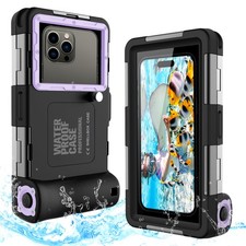 Underwater Diving Phone Case 50FT/15M Waterproof for iPhone Samsung Snorkeling