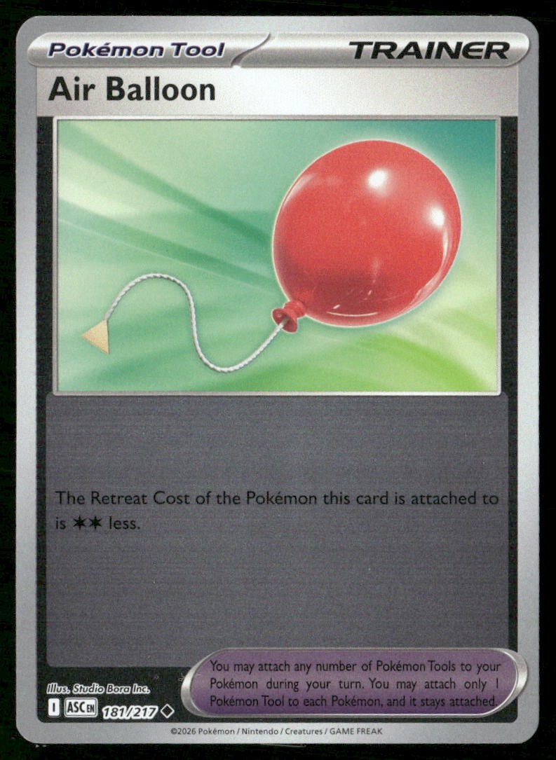 Air Balloon Uncommon ME: Ascended Heroes 181/217 NM Reverse Holo