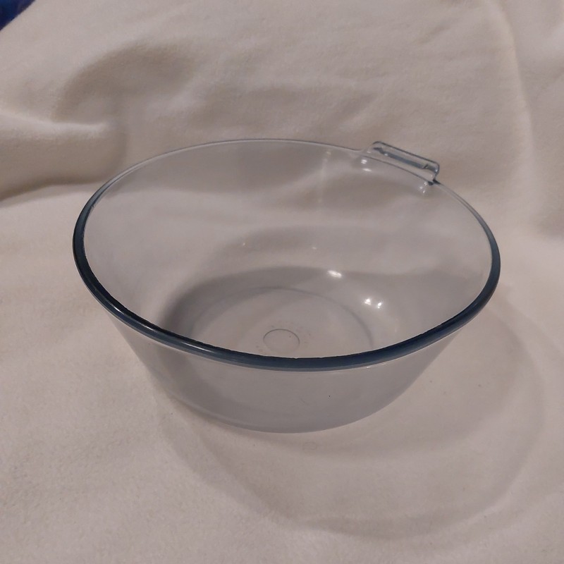 Vintage 1946? PYREX 834-B Flameware Blue Tint Glass - 8" Pot - No Handle