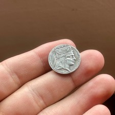 Genuine Ancient Greek Roman Old Coated Coin In Great Condition
