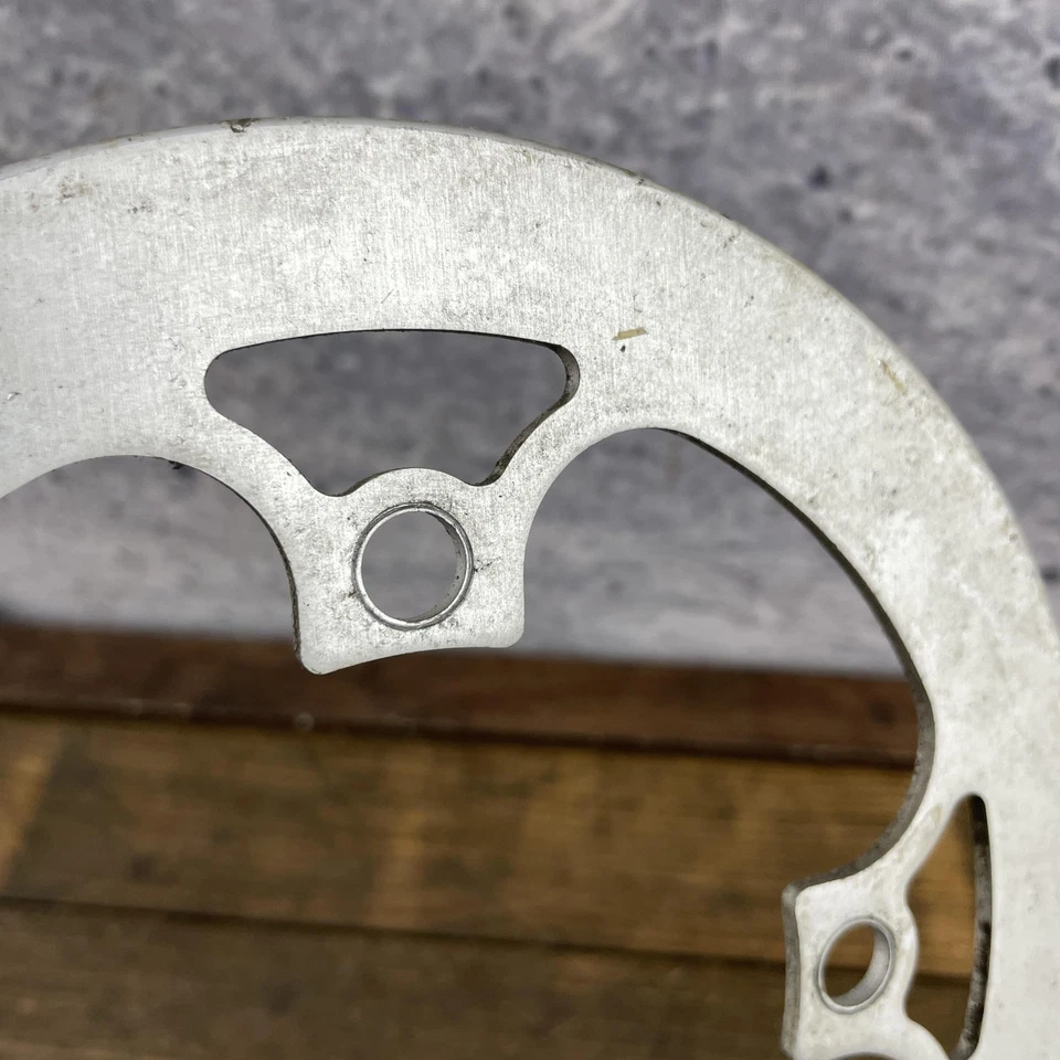 Vintage 104 BCD Aluminum Chainring Bash Guard 4-Bolt MTB Bike 95g Protector USA - Image 3 of 4