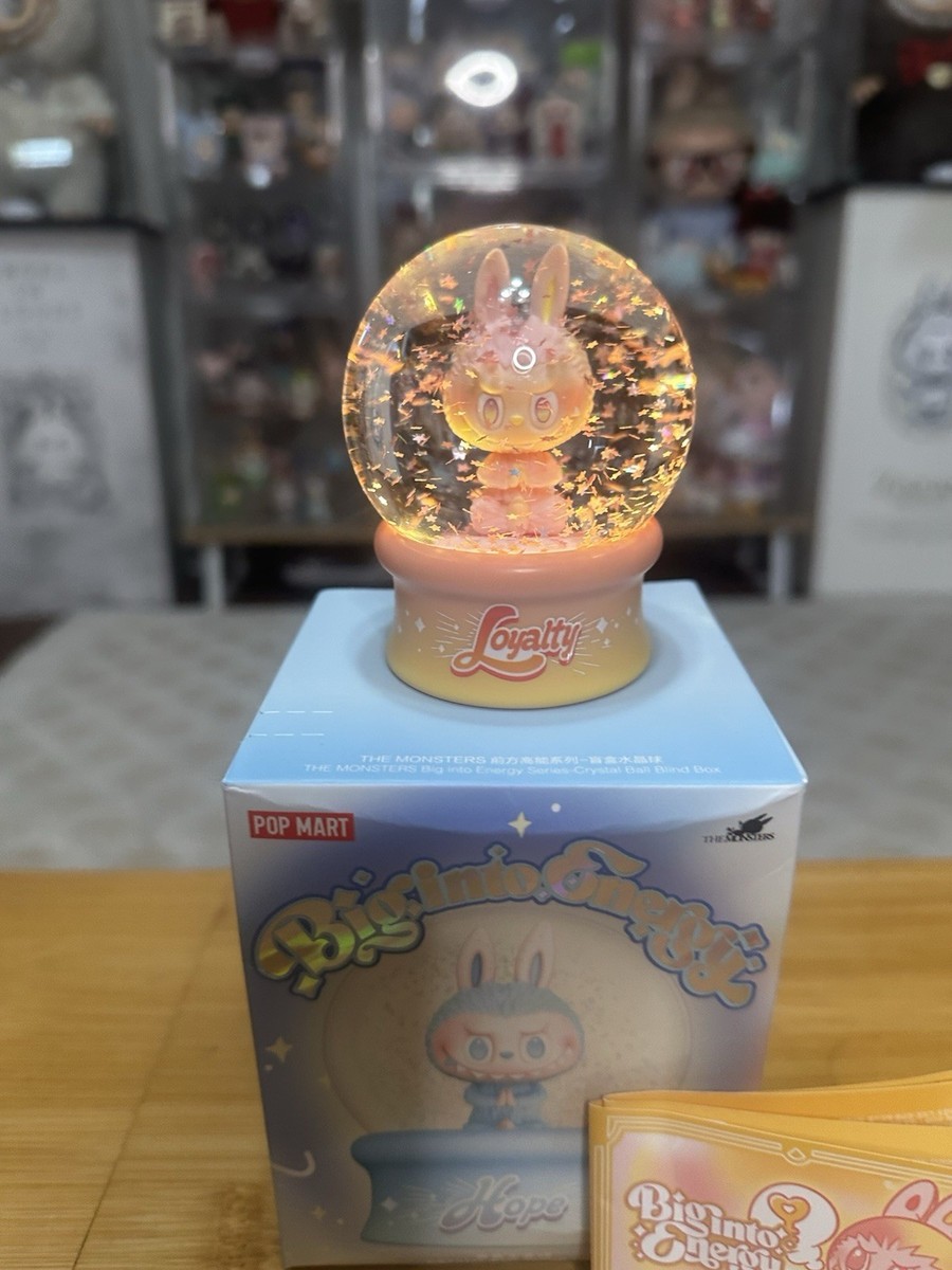 LABUBU Big into Energy クリスタルボール ポップマート Pop Mart Labubu The Monsters Big into Energy Series Hope