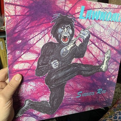 Lawndale Sasquatch Rock 1987 LP Unplayed with Band Newsletter VG+ SST 125