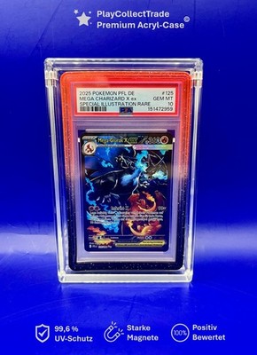 [ Premium Graded Card Acryl Case]  Magnetisch  UV-Schutz 8mm für PSA in Guard