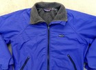 Vtg 80's Patagonia Nylon Shelled Synchilla Fleece Jacket Mens M Blue Made in USA — photo 4