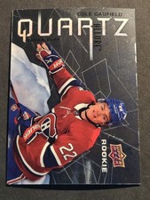 2021-22 Upper Deck Allure Cole Caufield Quartz Rookie