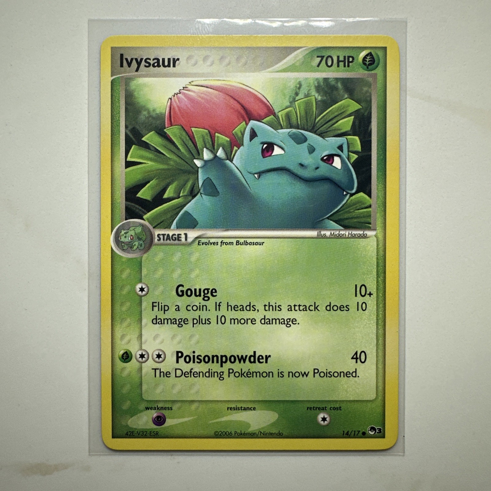 Pokémon Ivysaur 14/17 POP Series 3 Regular NEAR MINT