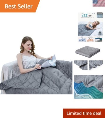15LB Weighted Blanket - Art Deco Design for Comfortable Sleep - 48''72''