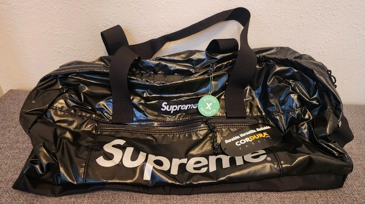 Supreme Black Duffle Bags for Men for sale | eBay