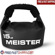 Portable Soft Kettlebell Home Workout Equipment Neoprene Handle Fillable Sand US