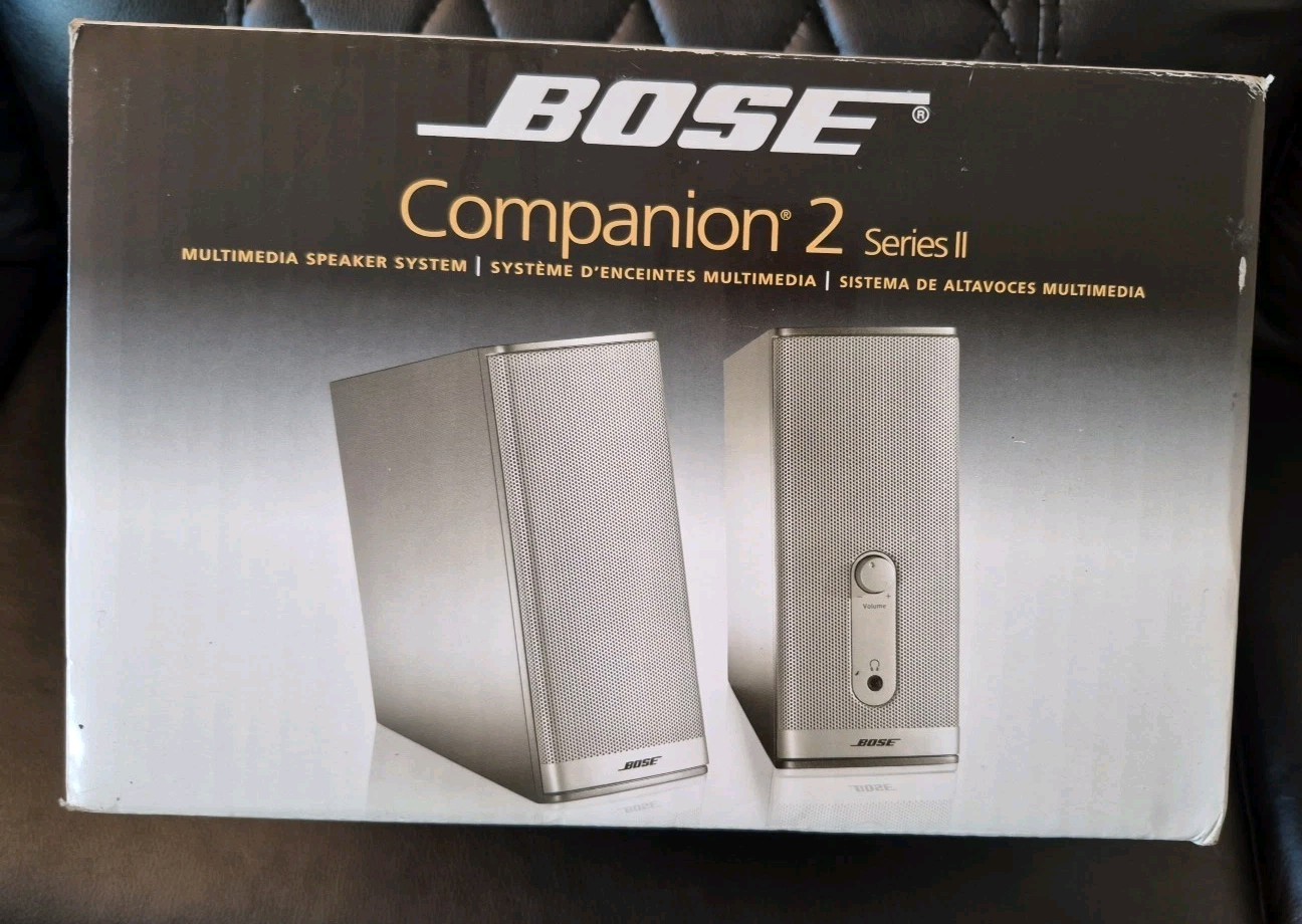 Bose Companion 2 Series II Desktop Laptop PC Multimedia Computer Speaker System.