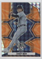 2022 Panini Mosaic Reactive Orange Mosaic Prizm Casey Mize #114 00em