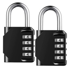 4 Digit Combination Padlock Heavy Duty Outdoor Lock Gym Travel Luggage Locker