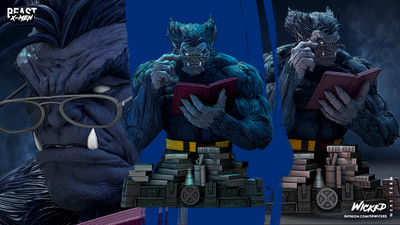 3D gedruckte 16K WICKED - Beast X-Men Büste MARVEL Fan Made Maßstab 1:4