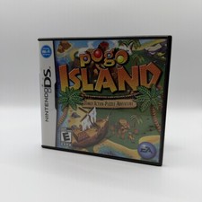 Pogo Island Nintendo DS Game E EA NTSC-U/C Case Cart Wi-Fi Puzzle Multiplayer