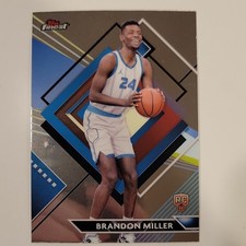 Topps 2023-24 Finest Brandon Miller Charlotte Hornets Rookie RARE #272