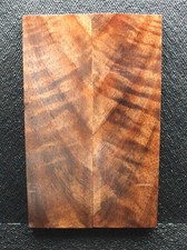 PREMIUM Stabilized Crotch Curly Black Walnut Wood Knife  Pistol Handle WB401 