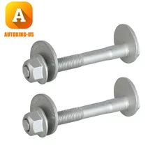 2x Lower Rear Suspension Toe Alignment Eccentric Bolt Nut Kit for VW Audi Seat