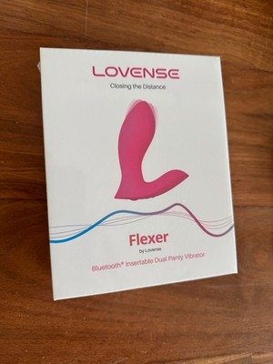 Lovense Flexer Lush Remote App Control G-Spot Vibrator, Wearable Long Distance