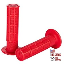 7/8'' ATV Grips Universal Handlebar Grips Soft Rubber Motorcycle Grip for Red