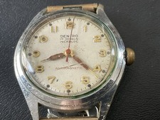 Orologio Vintage Uomo Den-Ro 17 Jewels Incabloc Ricambi Antimagnetici Riparazione Ricondizionato